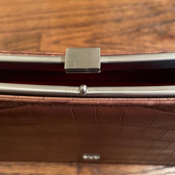 Elaine Turner brown leather handbag - Picture 7 of 11